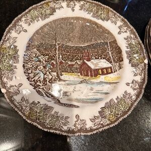 Johnson Brother’s Friendly Village Dinner Plate
